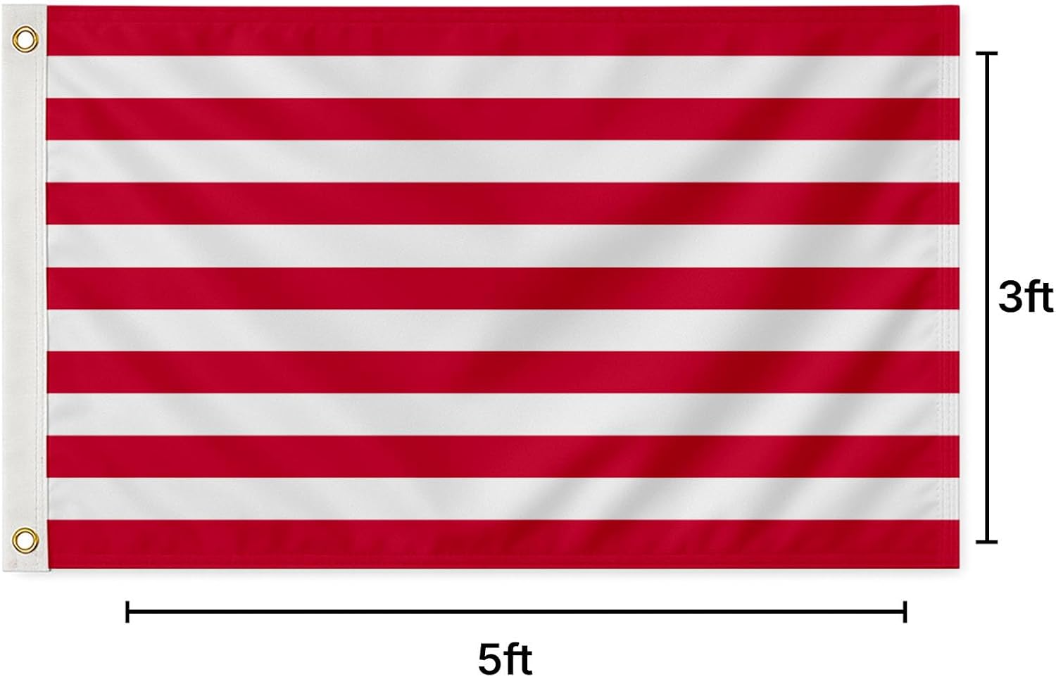 AGAS 3X5 Ft US Sons of Liberty Rebellious Stripes American Revolution History Flags - Printed 200D Nylon with Brass Grommets United States Historical Flag