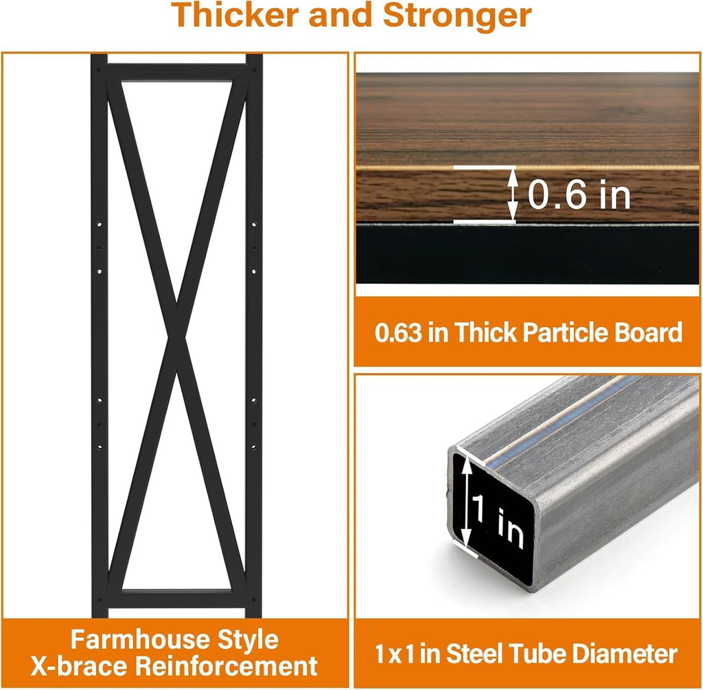 4 Tier Plant Rack, Metal Frame Wood Shelf, Black Industrial Wind, Universal Outdoor Indoor Use, Size 25.6 x 15.8 x 56.3 Inch, Weight Capacity 240 lbs