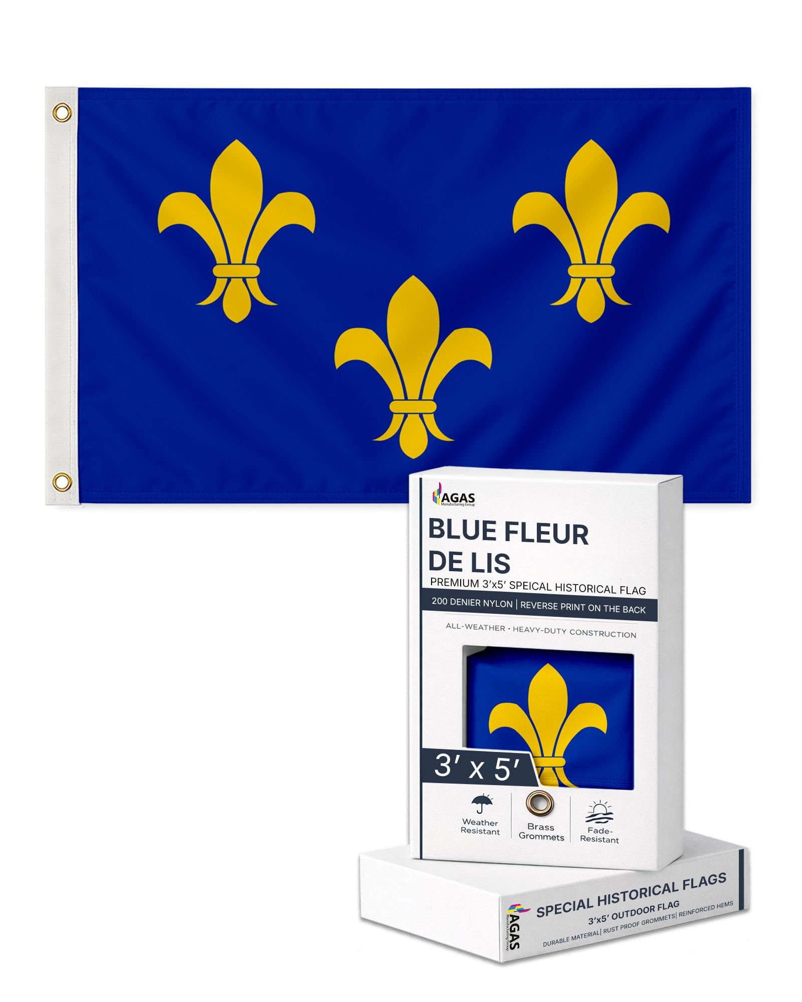 AGAS 3X5 Ft US Sons of Liberty Rebellious Stripes American Revolution History Flags - Printed 200D Nylon with Brass Grommets United States Historical Flag