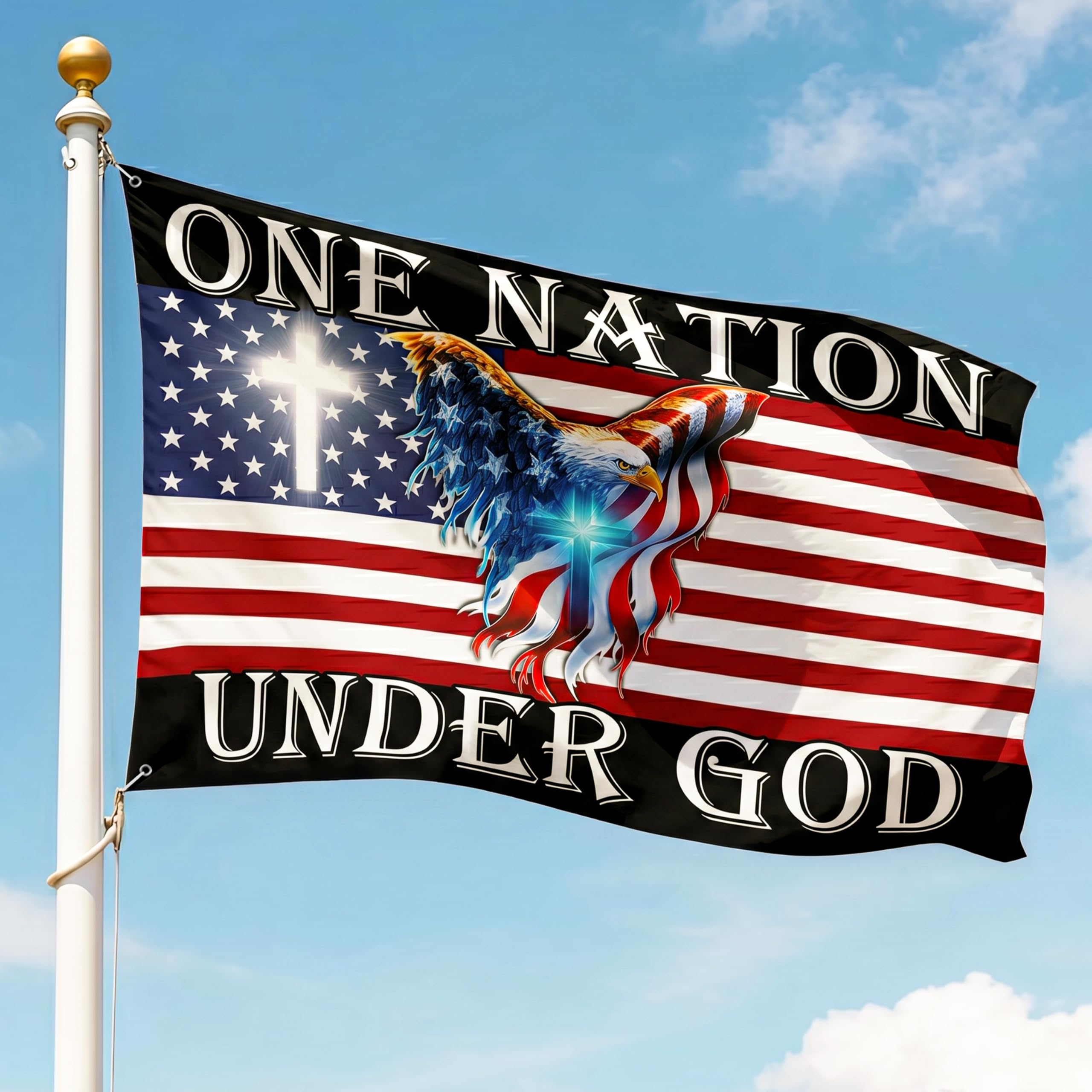 FLAGWIX American Flag - We The People Betsy Ross 1776 An Appeal To Heaven Pine Tree Flag TPT1923F, House Flag (29.5" x 39.5") - USA Flags Premium Polyester - Decorative Indoor Outdoor Flag